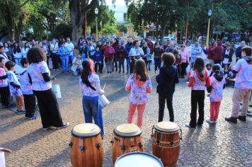 Foto - ENCONTRO DE PERCUSSÃO DOS ALUNOS DO PROJETO GURI EM AVARÉ