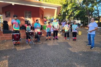 Foto - ENCONTRO DE PERCUSSÃO DOS ALUNOS DO PROJETO GURI EM AVARÉ