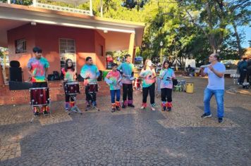 Foto - ENCONTRO DE PERCUSSÃO DOS ALUNOS DO PROJETO GURI EM AVARÉ