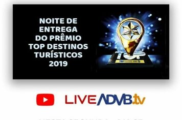 Prêmio Top Destinos Turísticos - 2019