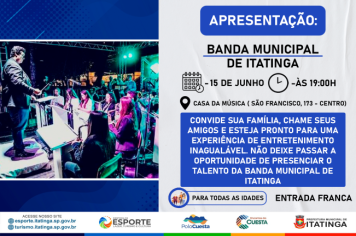 APRESENTAÇÃO: BANDA MUNICIPAL DE ITATINGA!