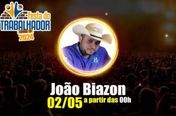 FESTA DO TRABALHADOR - SHOWS COM ARTISTAS LOCAIS.