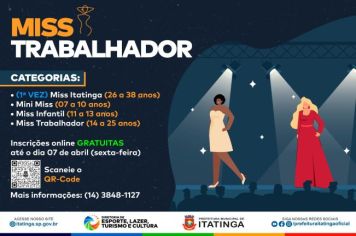 DESFILE DA MISS TRABALHADOR 2023 
