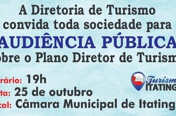 Convite: Audiência Pública