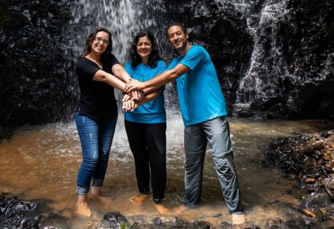 Equipe do Descubra Botucatu e da Berakah Turismo em Itatinga!