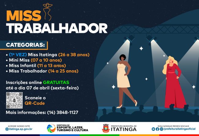 DESFILE DA MISS TRABALHADOR 2023 