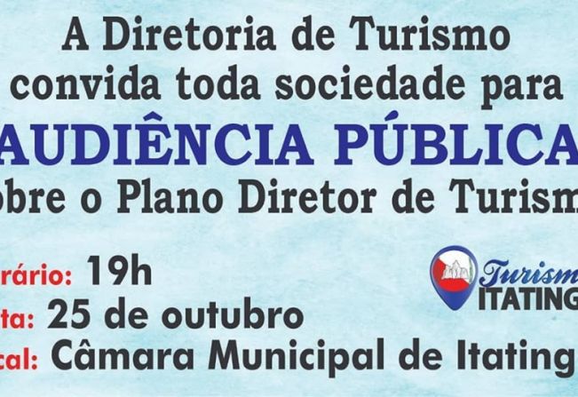 Convite: Audiência Pública